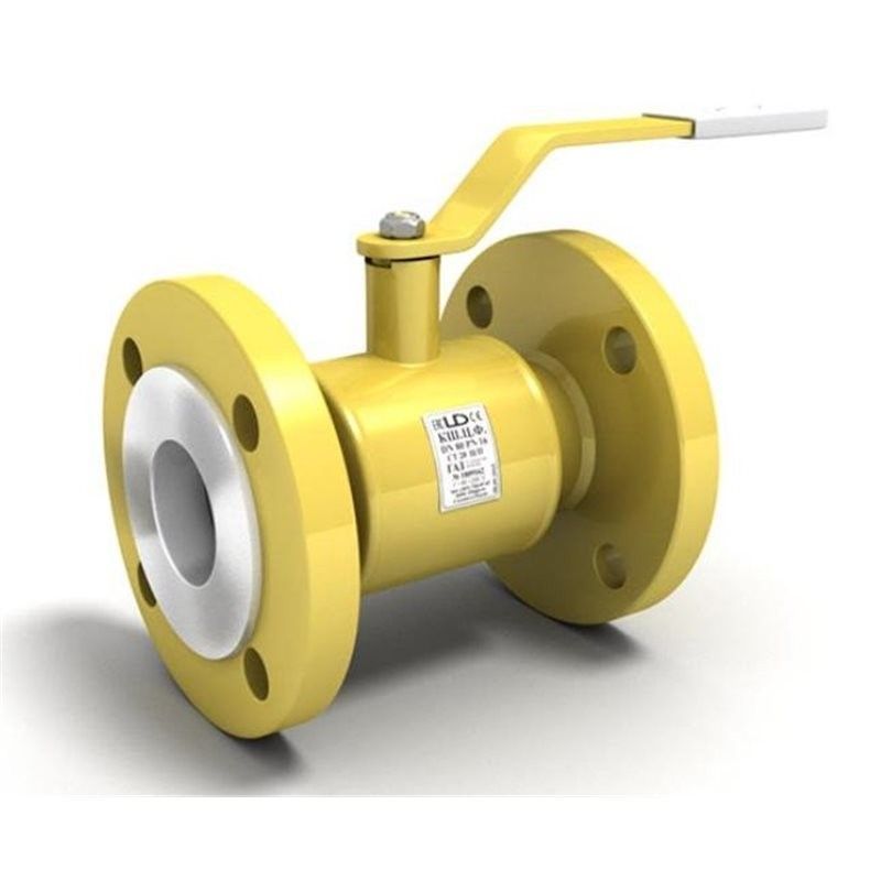 Кран шаровый LD КШЦФ Gas 040.040.П/П.02. из стали 20 Ду40 Ру4,0МПа