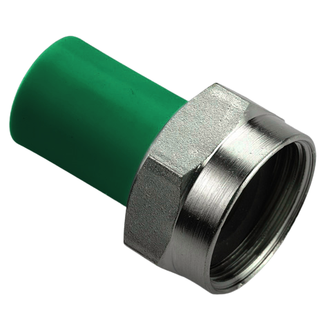 Бурт с накидной гайкой AntiFire D20 3/4" GREEN