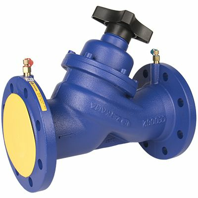 Клапан балансировочный Zetkama 447A-080-C-72, DN080,PN16, Ф/Ф, Тмакc 120°C