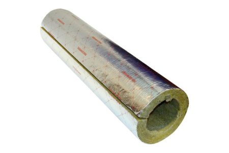 Цилиндр навивной ROCKWOOL 100 кашированный фольгой 89/30 (уп6п.м) ROCKWOOL